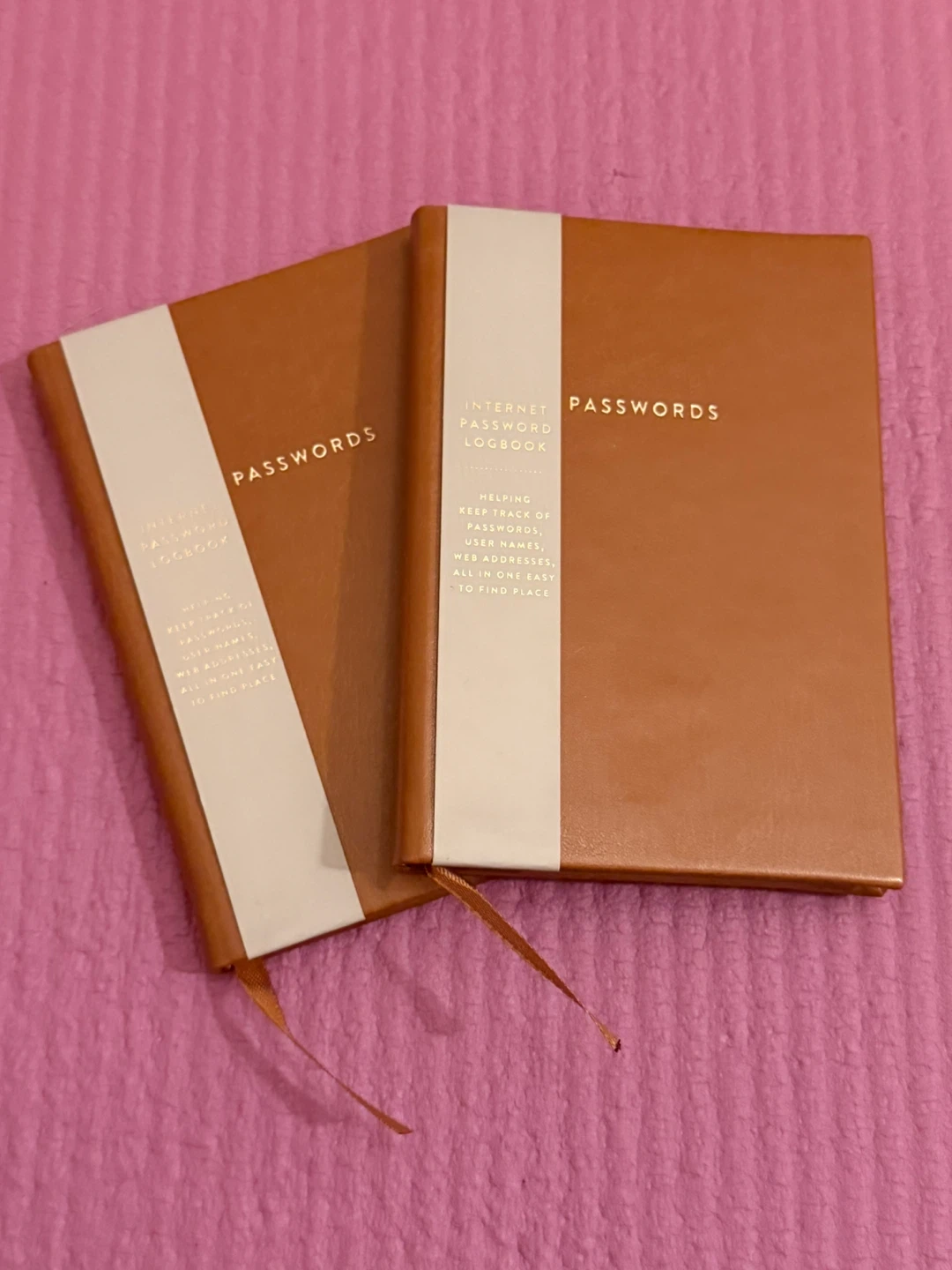 NEW✨🏈2 Internet Password Logbooks