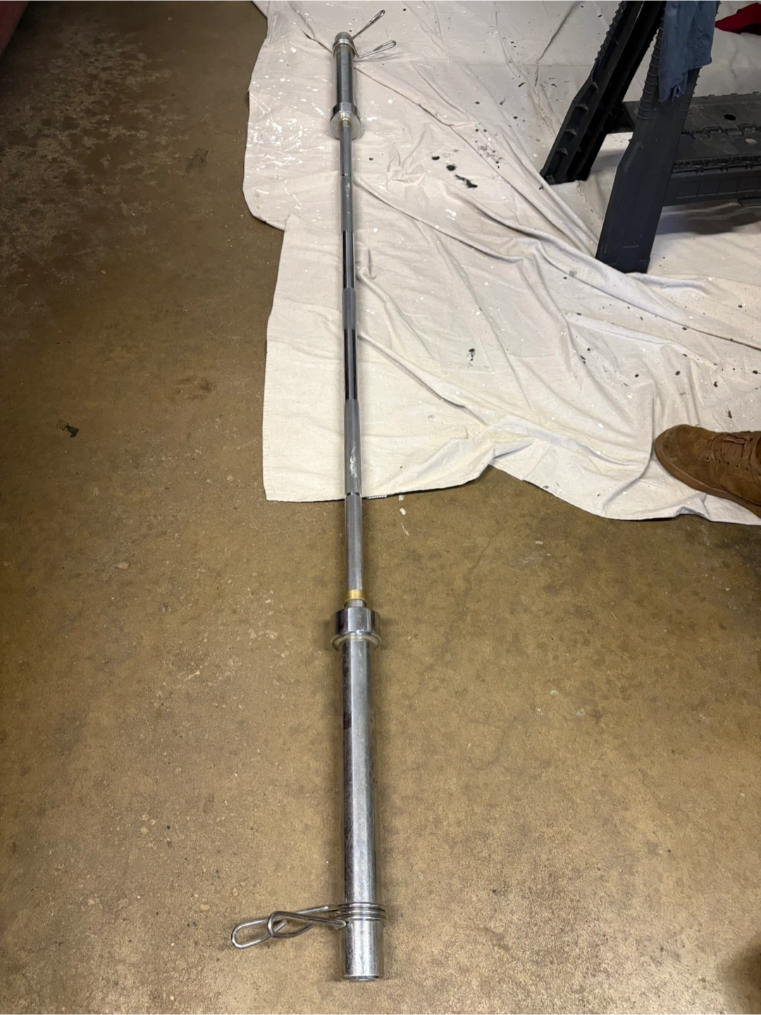 🏈Olympic Barbell with Spring Collars