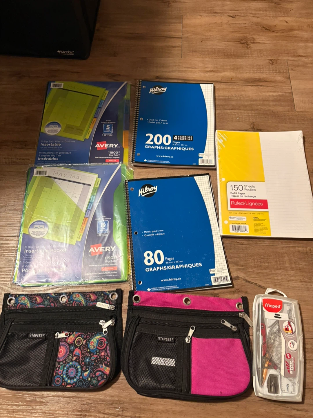 🏈School Stationery Supplies Lot