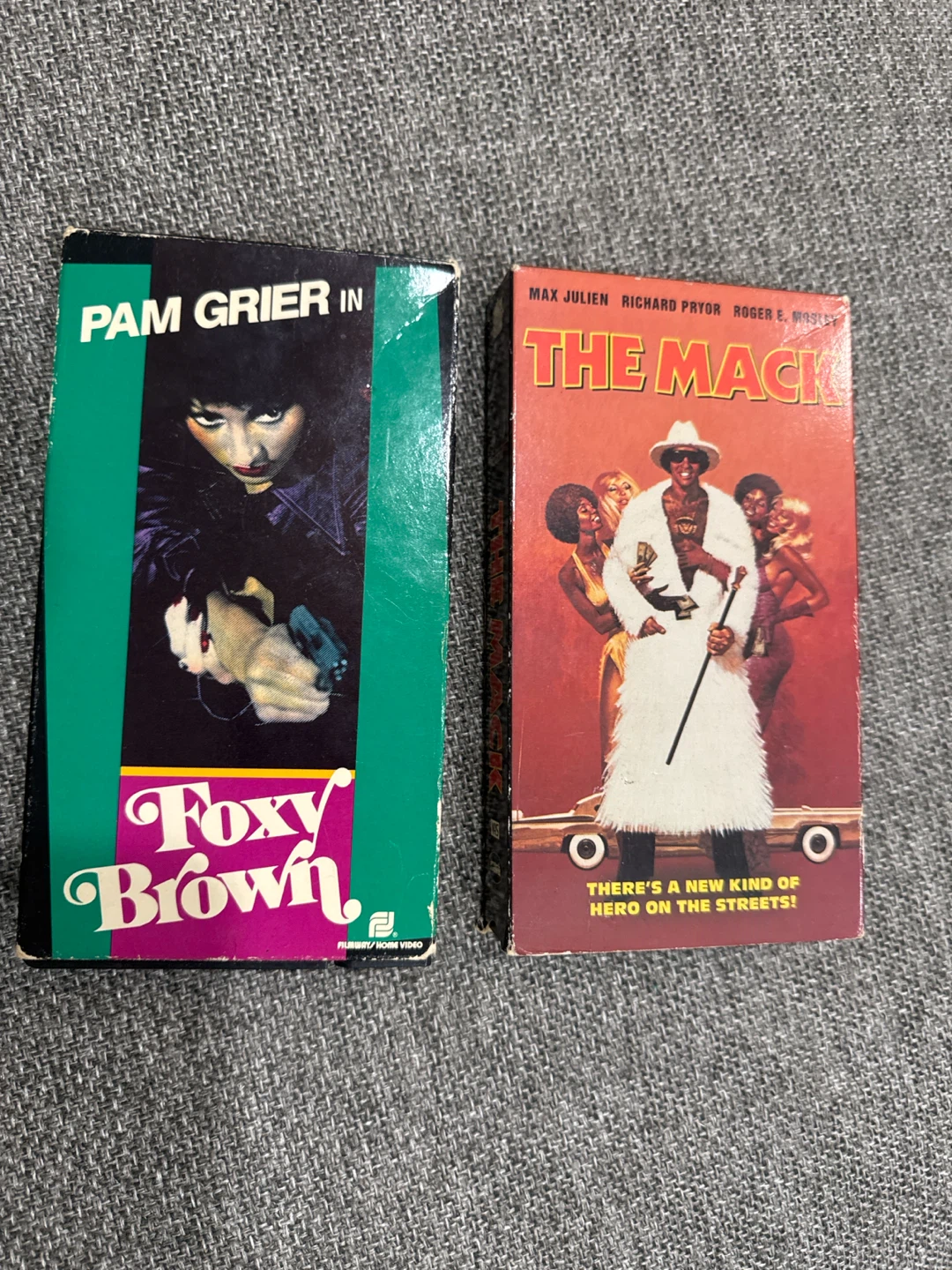 CLASSIC VHSs: Foxy Brown and The Mack VHS Tapes