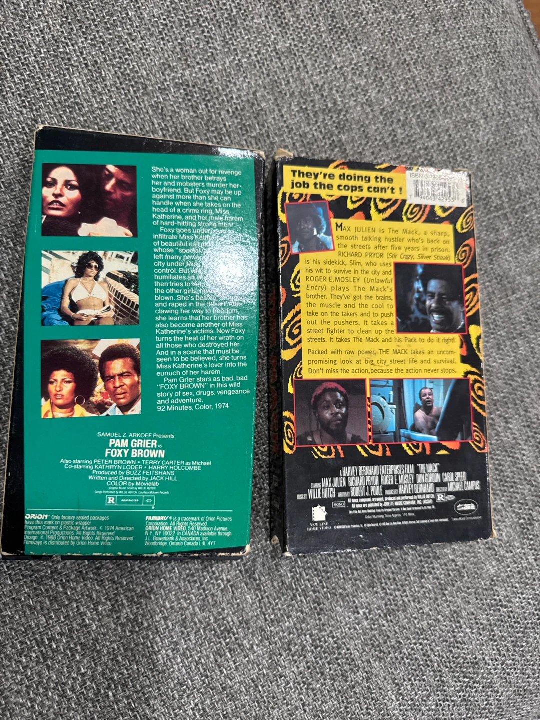 CLASSIC VHSs: Foxy Brown and The Mack VHS Tapes - photo 2