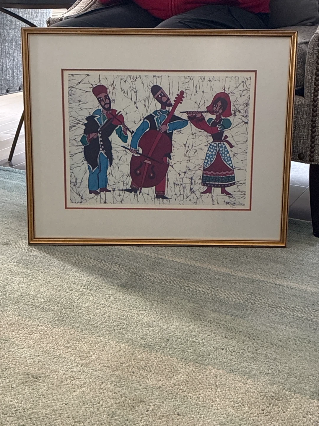 Amos Amit Trio Framed Lithograph - photo 2