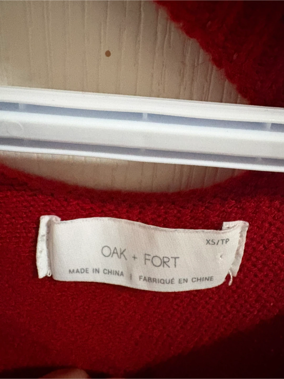 Oak + Fort Red Knit oversized Sweater - photo 2