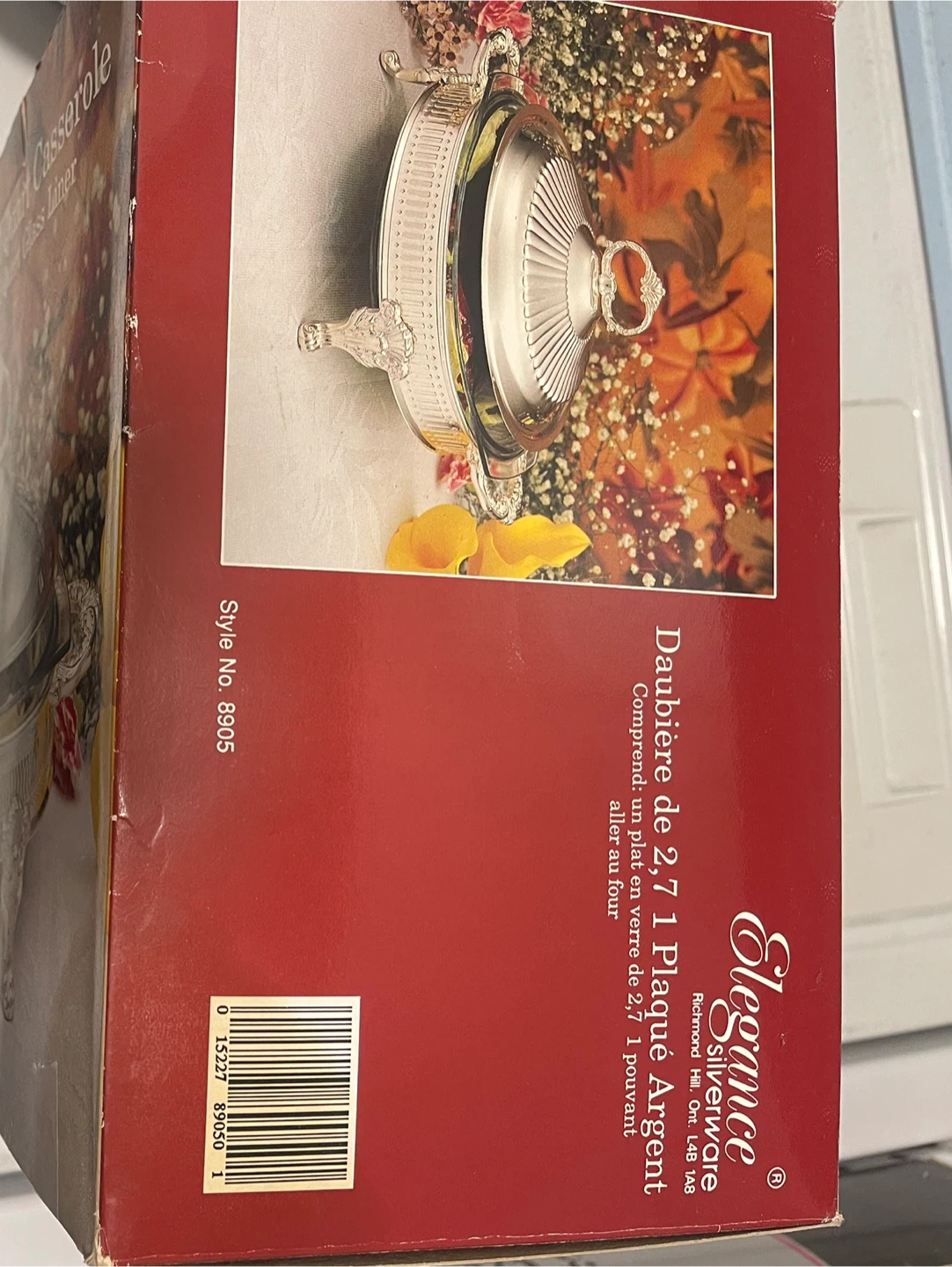 Elegance Silverware 2 Quart Casserole Dish
