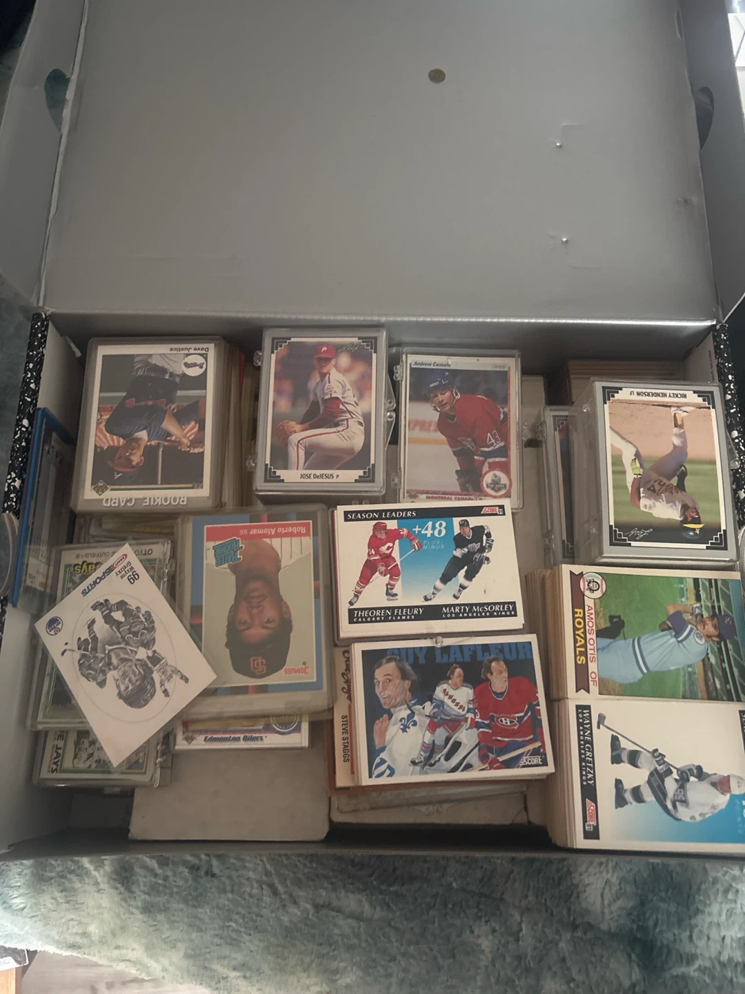 Vintage Sports Trading Card Collection