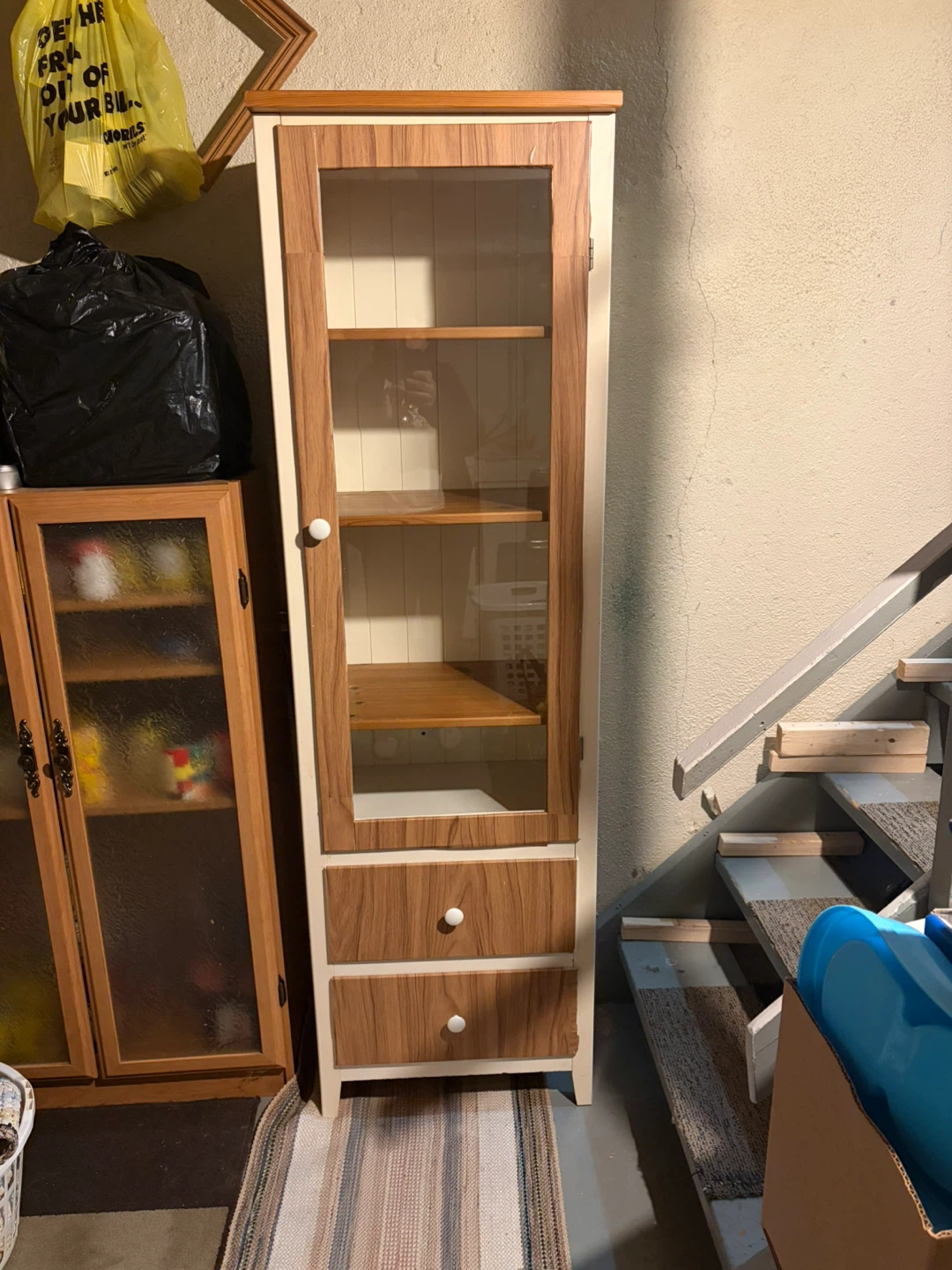 IKEA Hemnes Glass Door Cabinet