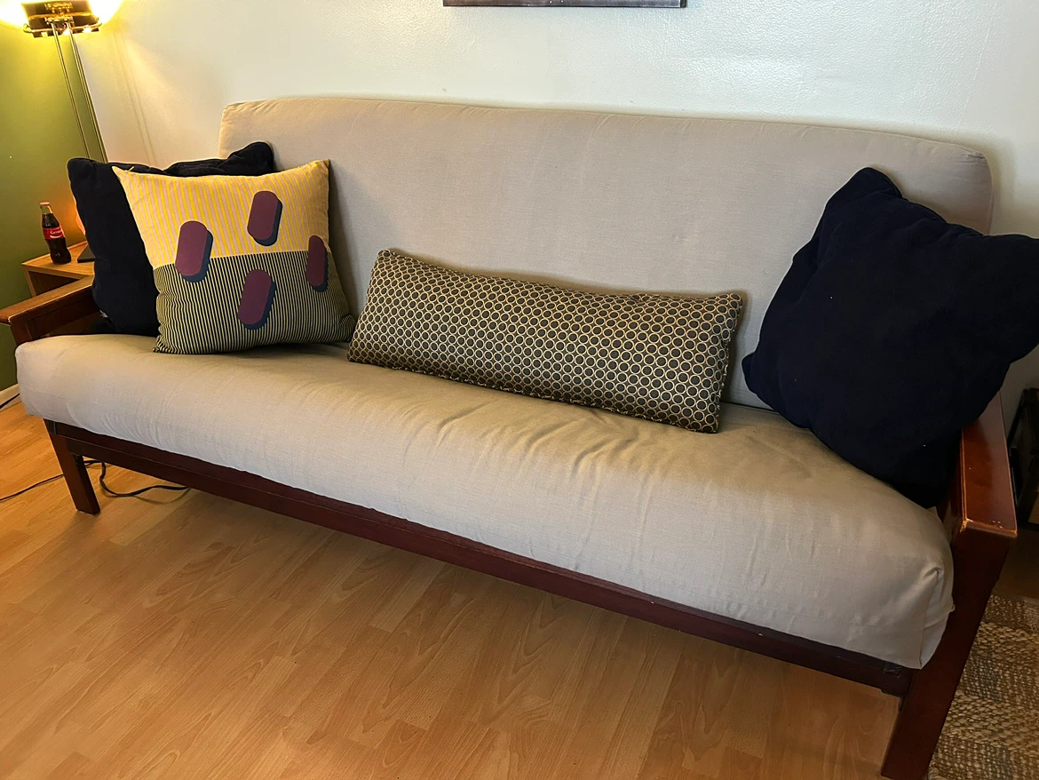 Convertible Wood Frame Stratford futon sofa bed