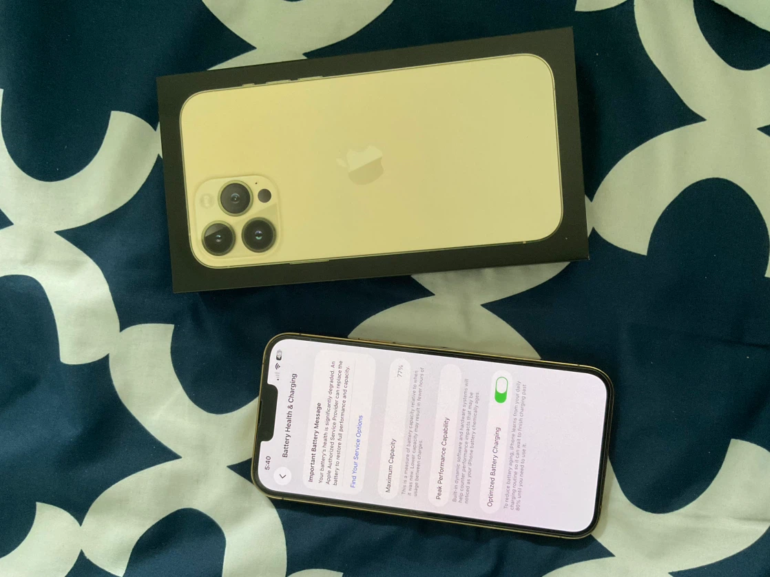 Apple iPhone 13 Pro Max Gold 256GB - photo 3