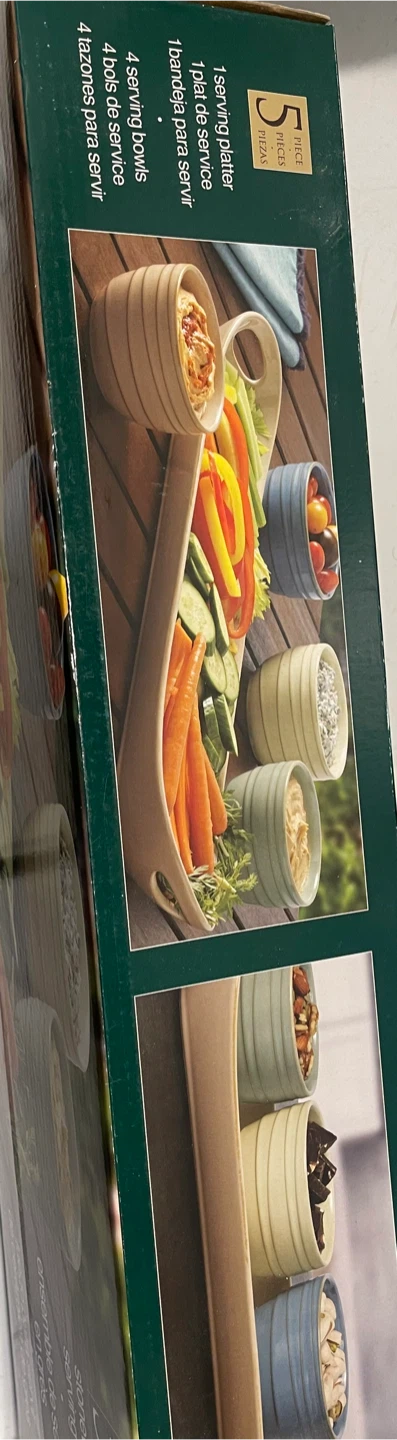 5-Piece Stoneware Serving Set