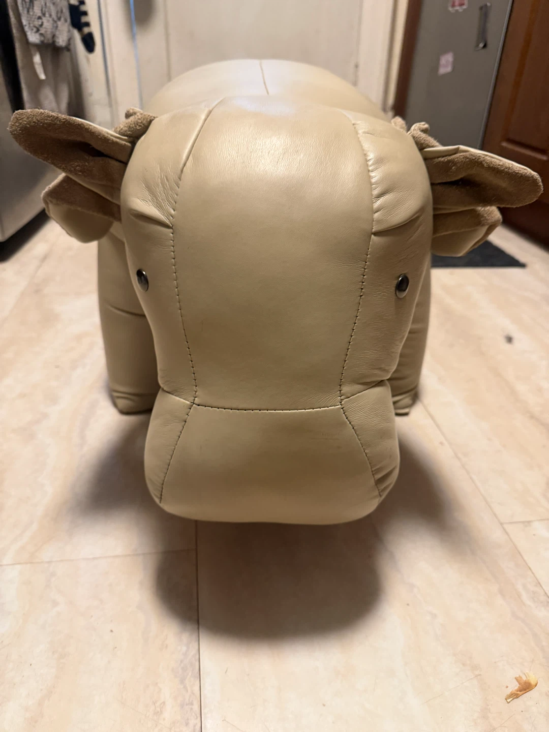 Reiner's Originals Leather Moose Ottoman - photo 5