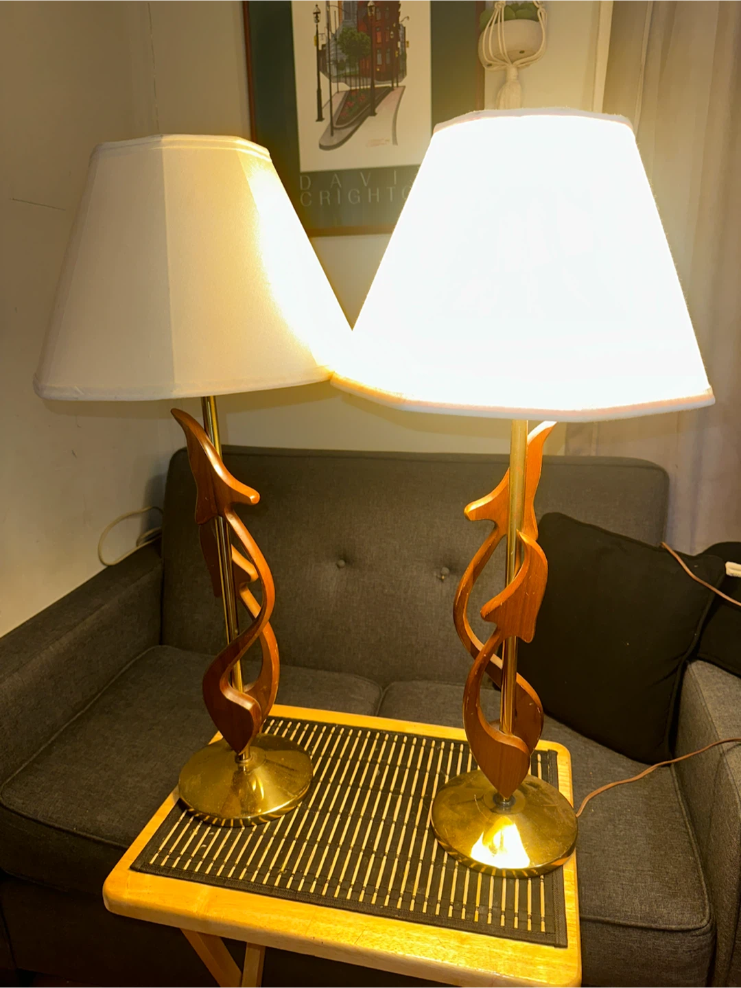 Pair of Vintage Lamps - photo 2