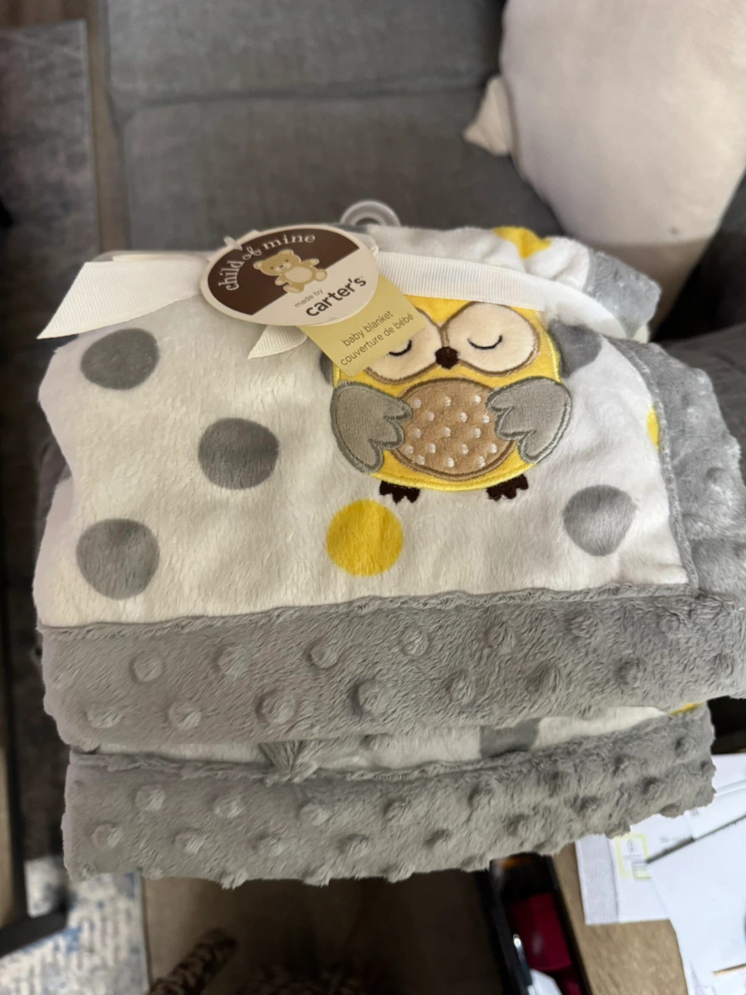 Child of Mine by Carter's Owl Baby Blanket 🏈
