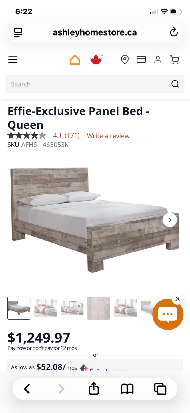 Ashley Effie Exclusive Queen Panel Bed - photo 3