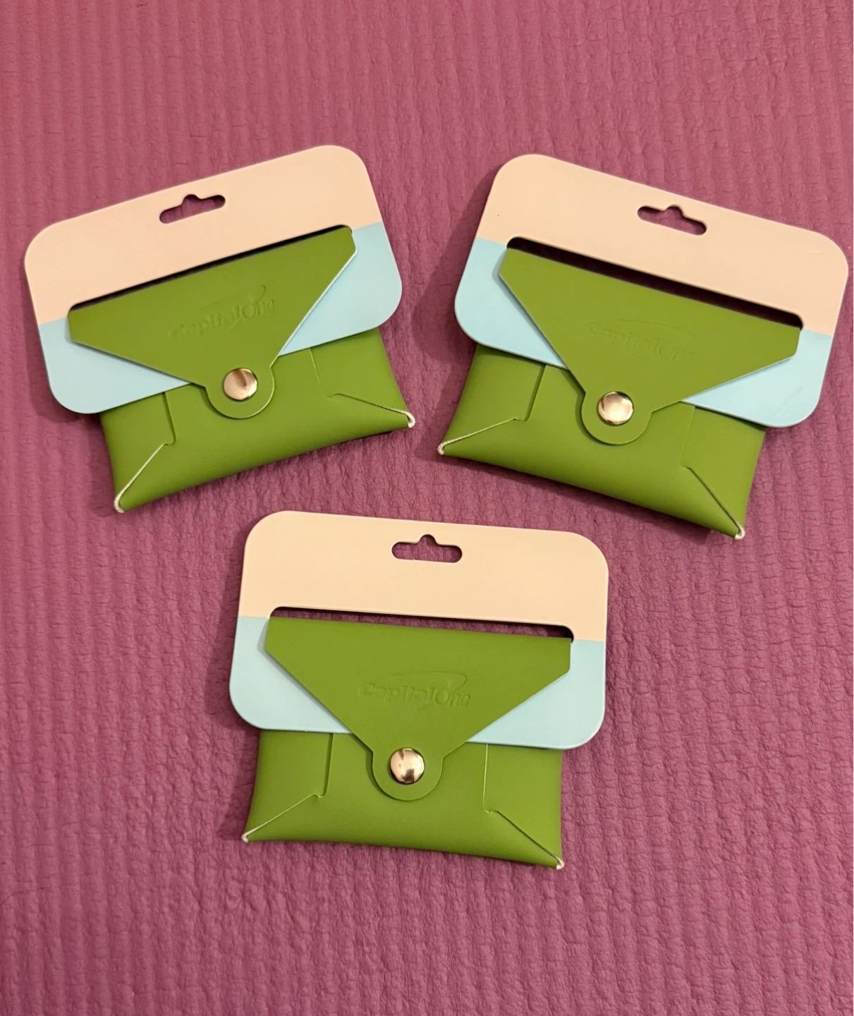 NEW✨🏈3 Capital One Green Card Pouches