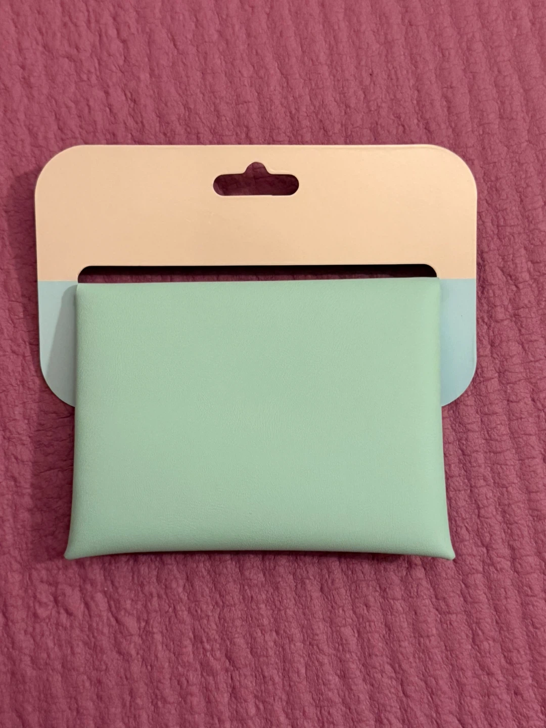 NEW✨🏈Two Capital One Mint Green Card Pouches - photo 2