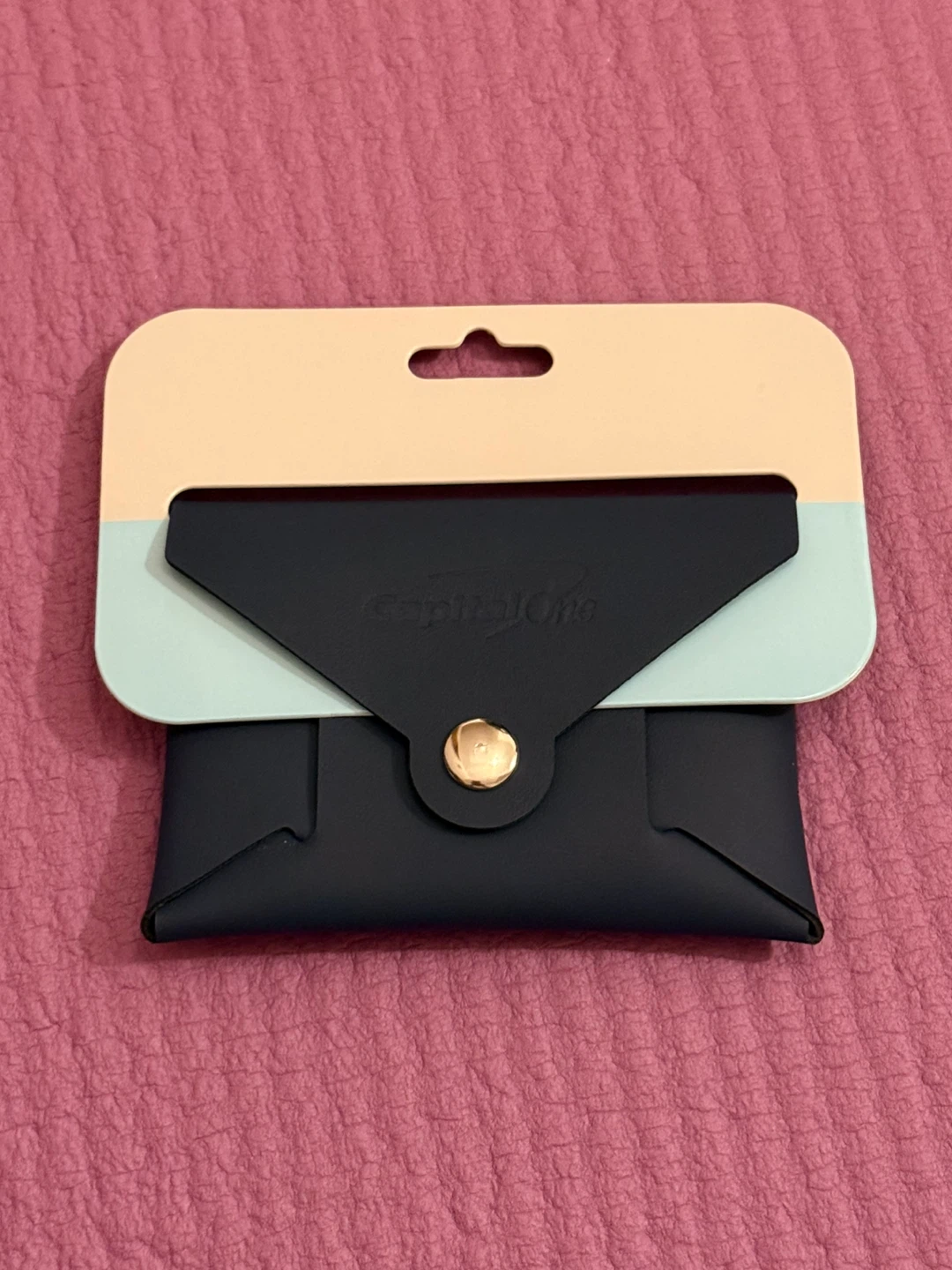 NEW✨🏈Capital One Navy blue Card Holder