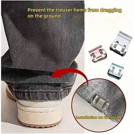 (NEW) Trouser Hem Clips (Set of 6) 🏈
