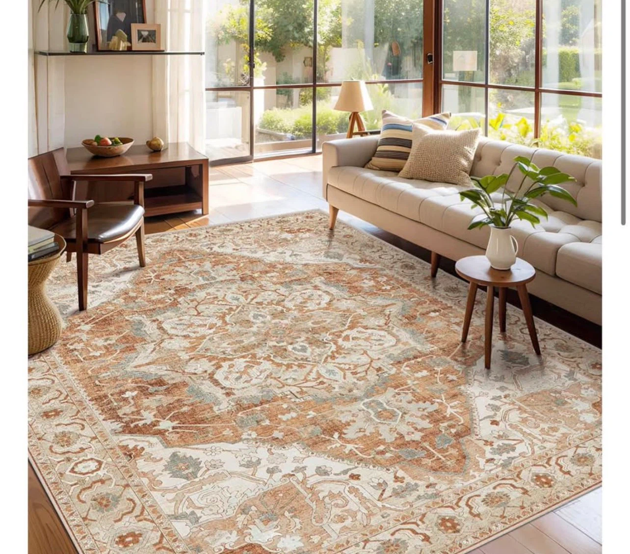 Traditional Persian-Style Area Rug