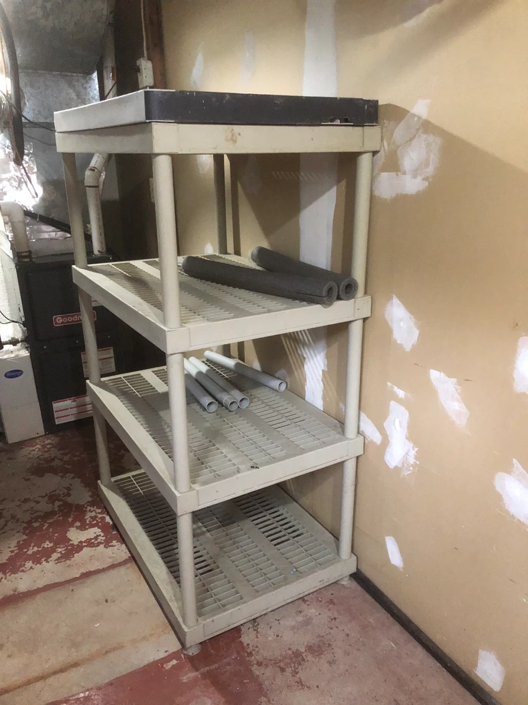 Plastic storage shelving unit - photo 2