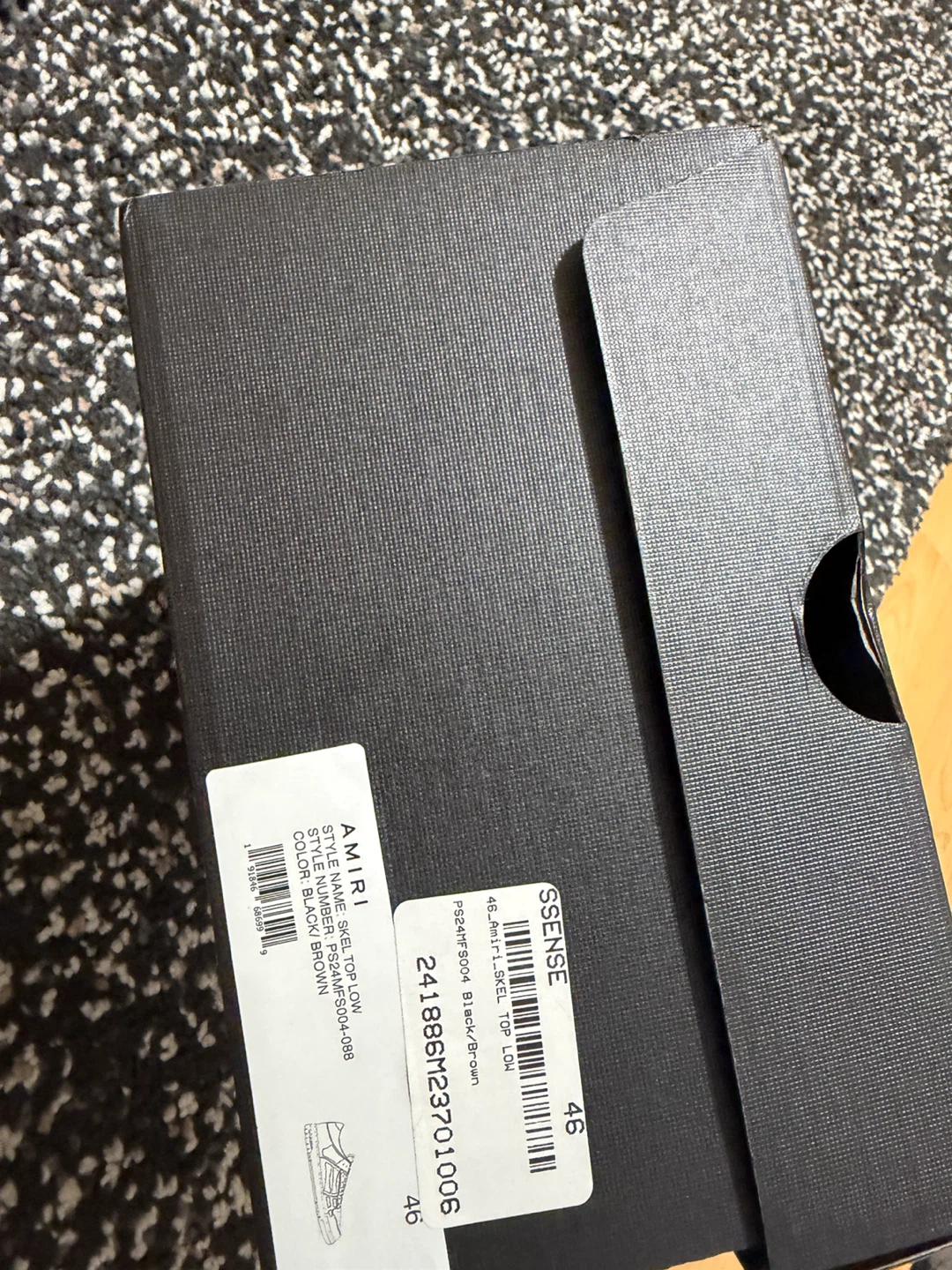 AMIRI Skel Top Low Sneakers Black/Brown - photo 2