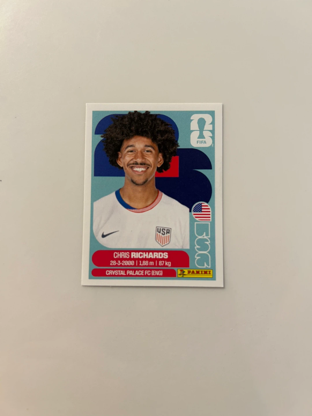 Panini FIFA World Cup 2026 Chris Richards Sticker