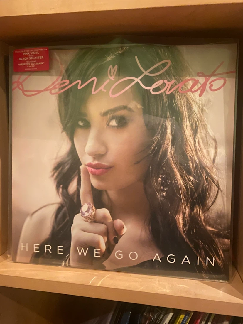 Demi Lovato Here We Go Again Pink Vinyl 🏈