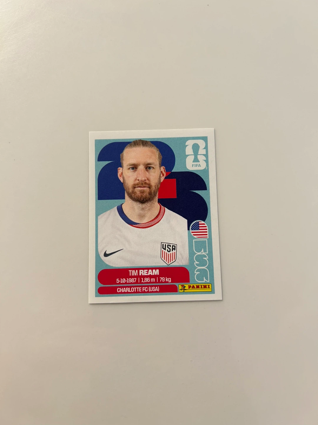 Tim Ream FIFA World Cup 2026 Panini Sticker