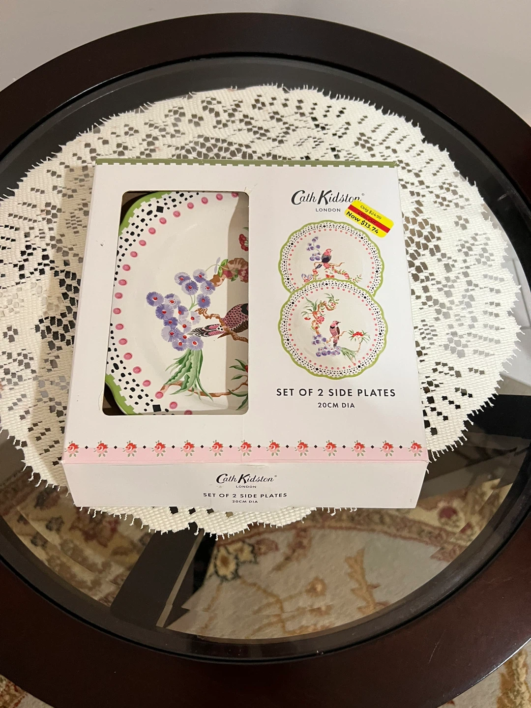 🏈Cath Kidston Set of 2 Side Plates - photo 3