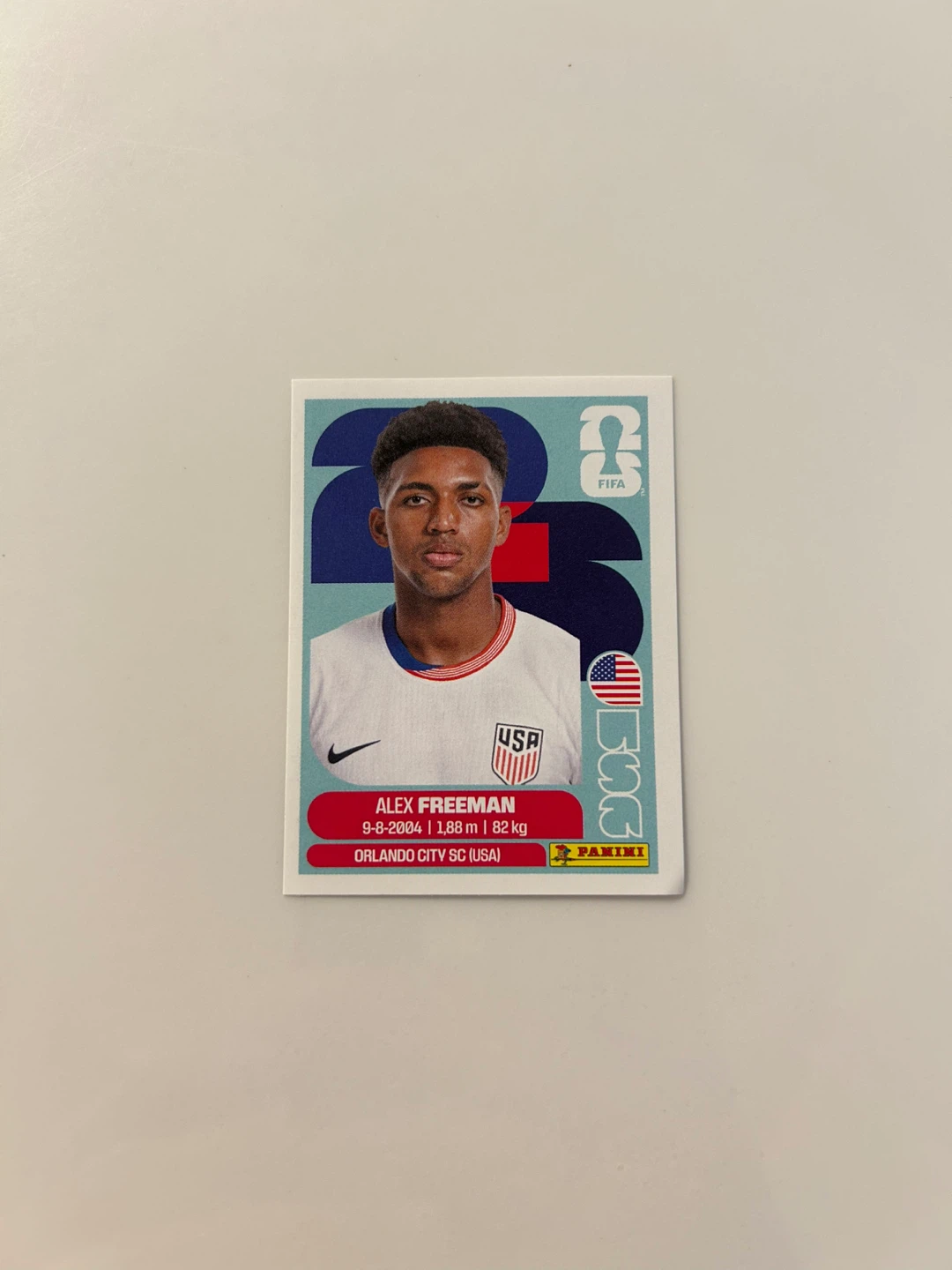 Panini FIFA World Cup 2026 Alex Freeman Card