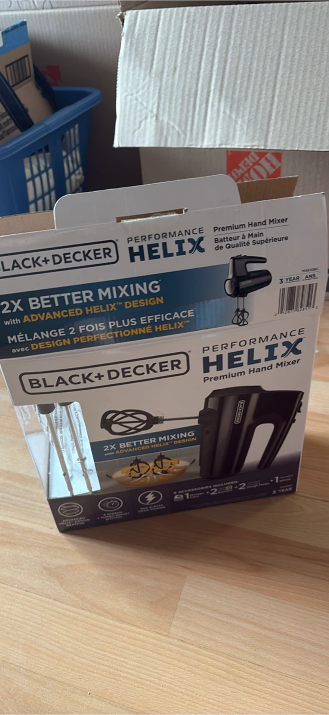 Only used once) Black+Decker Performance Helix Hand Mixer - photo 3