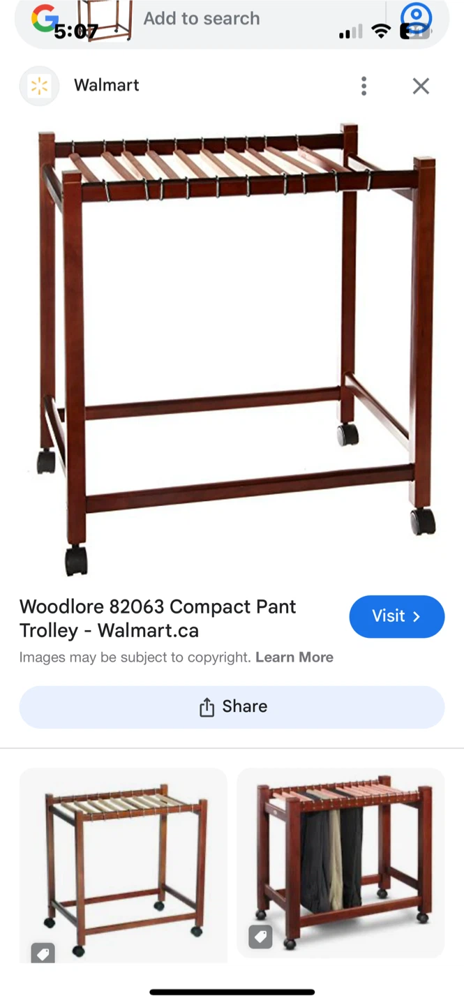 🏈woodlore Compact Pant Trolley - photo 3