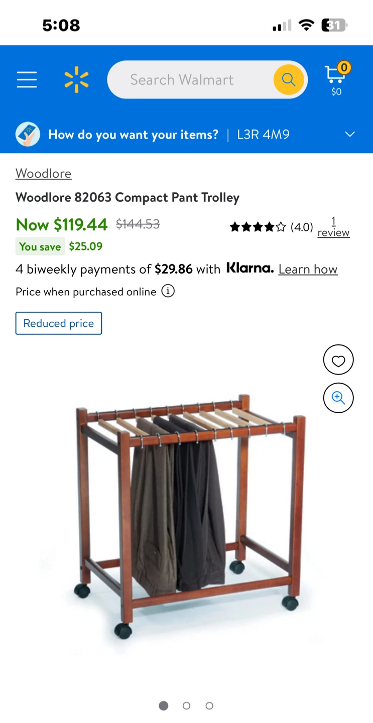 🏈woodlore Compact Pant Trolley - photo 5