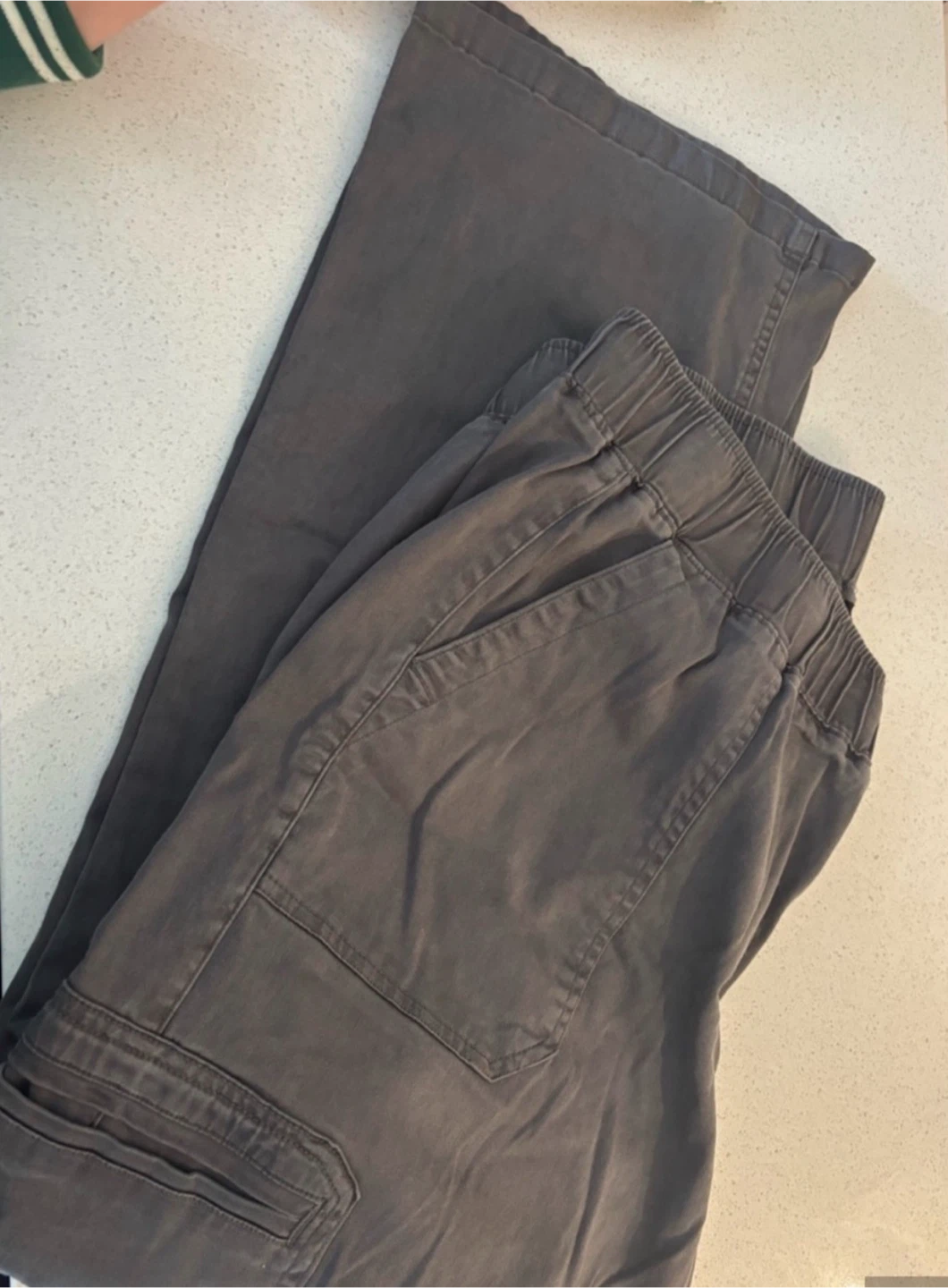 Buffalo David Bitton Grey Wide-leg Cargo Pants - photo 2