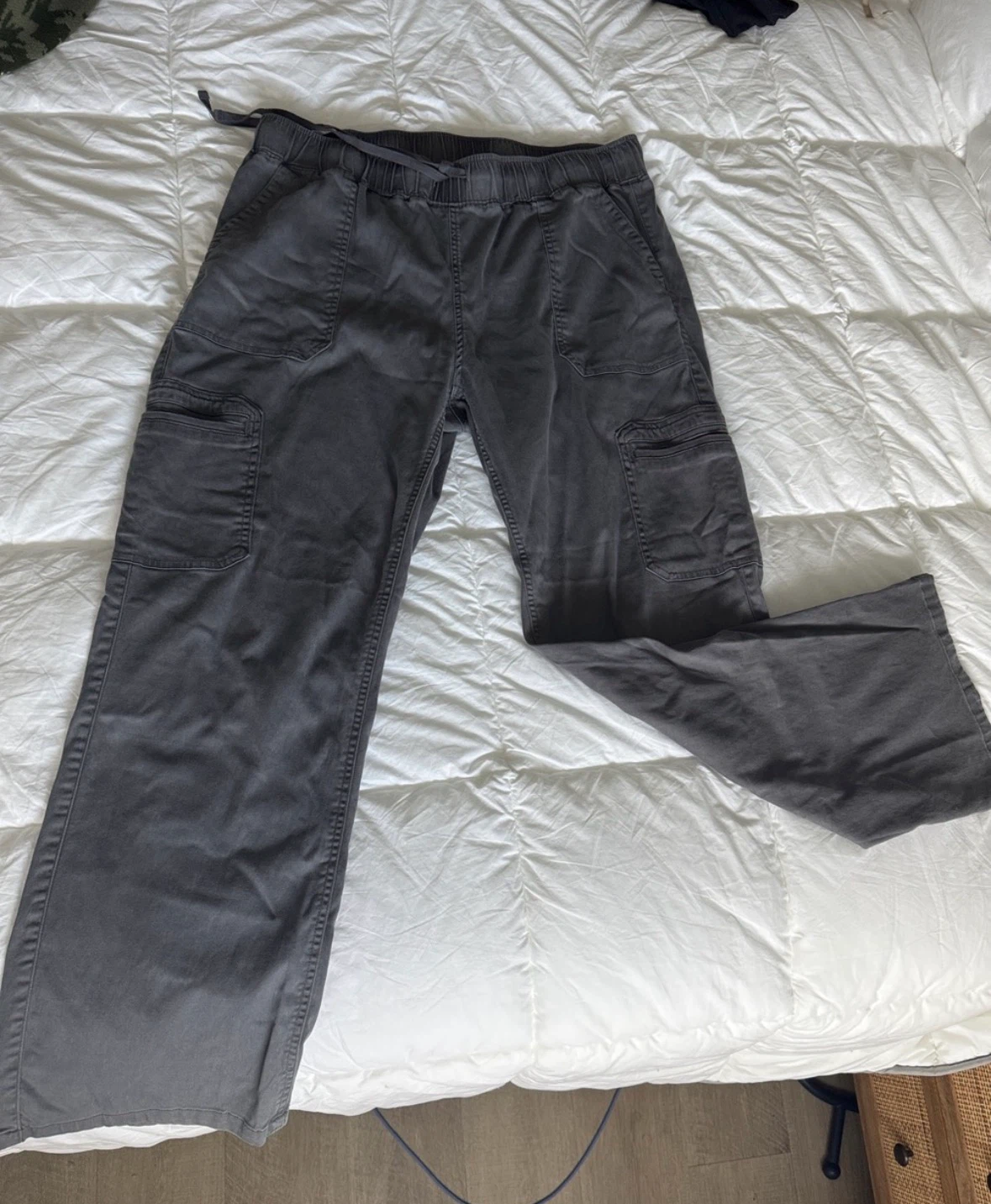 Buffalo David Bitton Grey Wide-leg Cargo Pants - photo 3