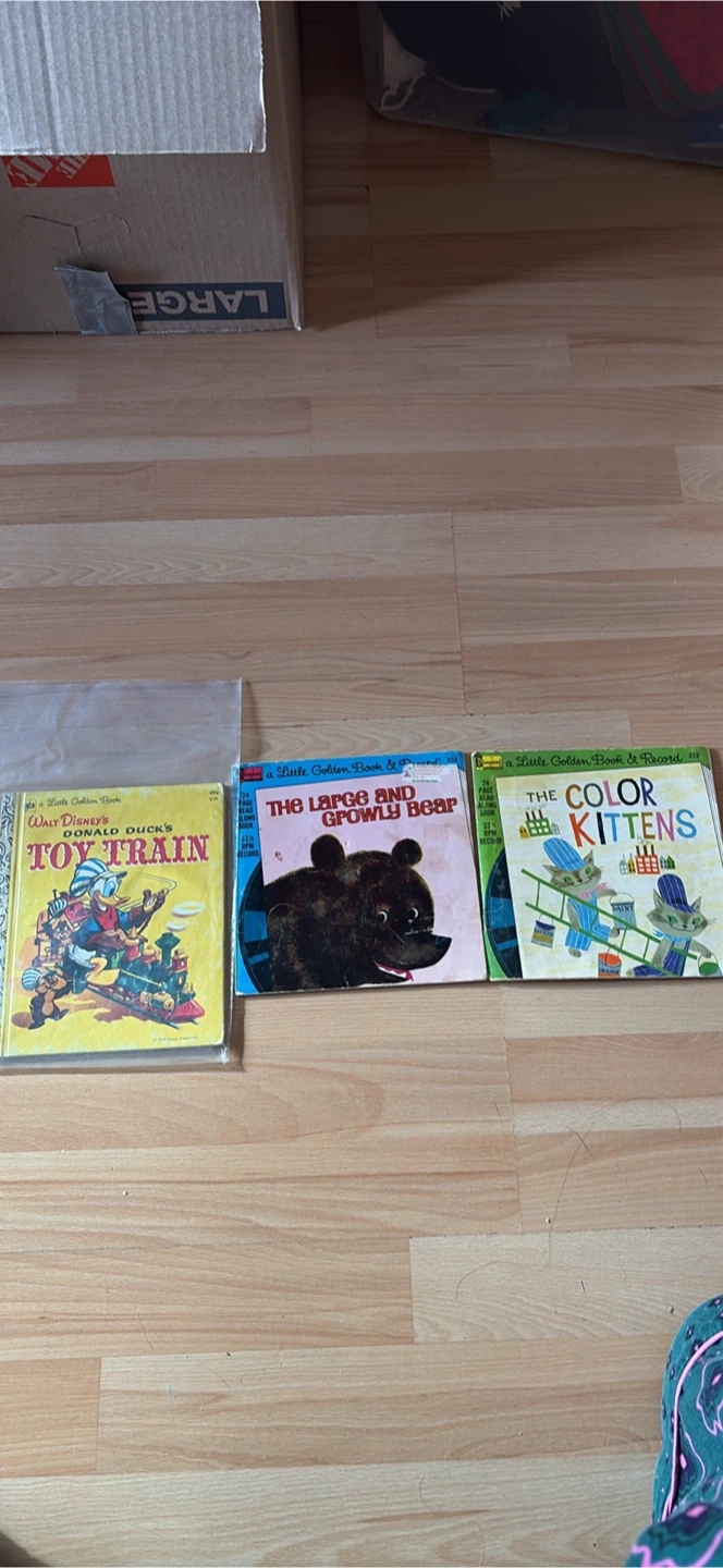 3 Little Golden Book & Record Sets