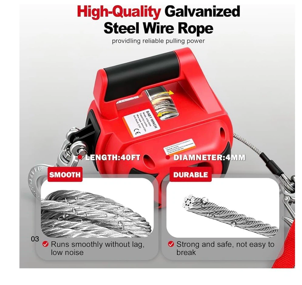 Senkeyfe Drill Powered Winch 1000lbs - photo 3