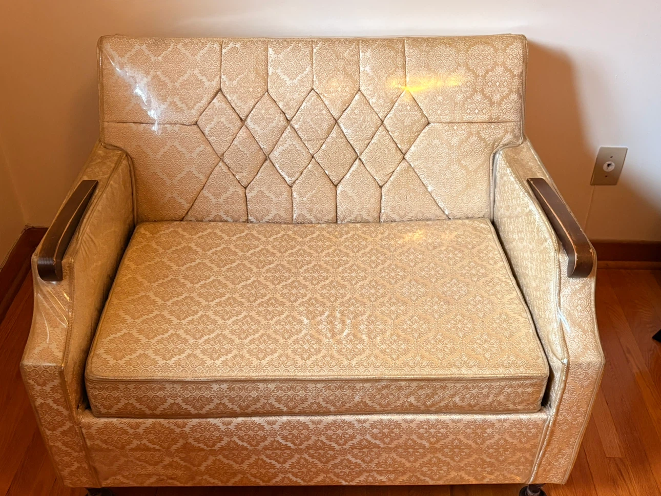 Vintage Convertible Sleeper Armchair
