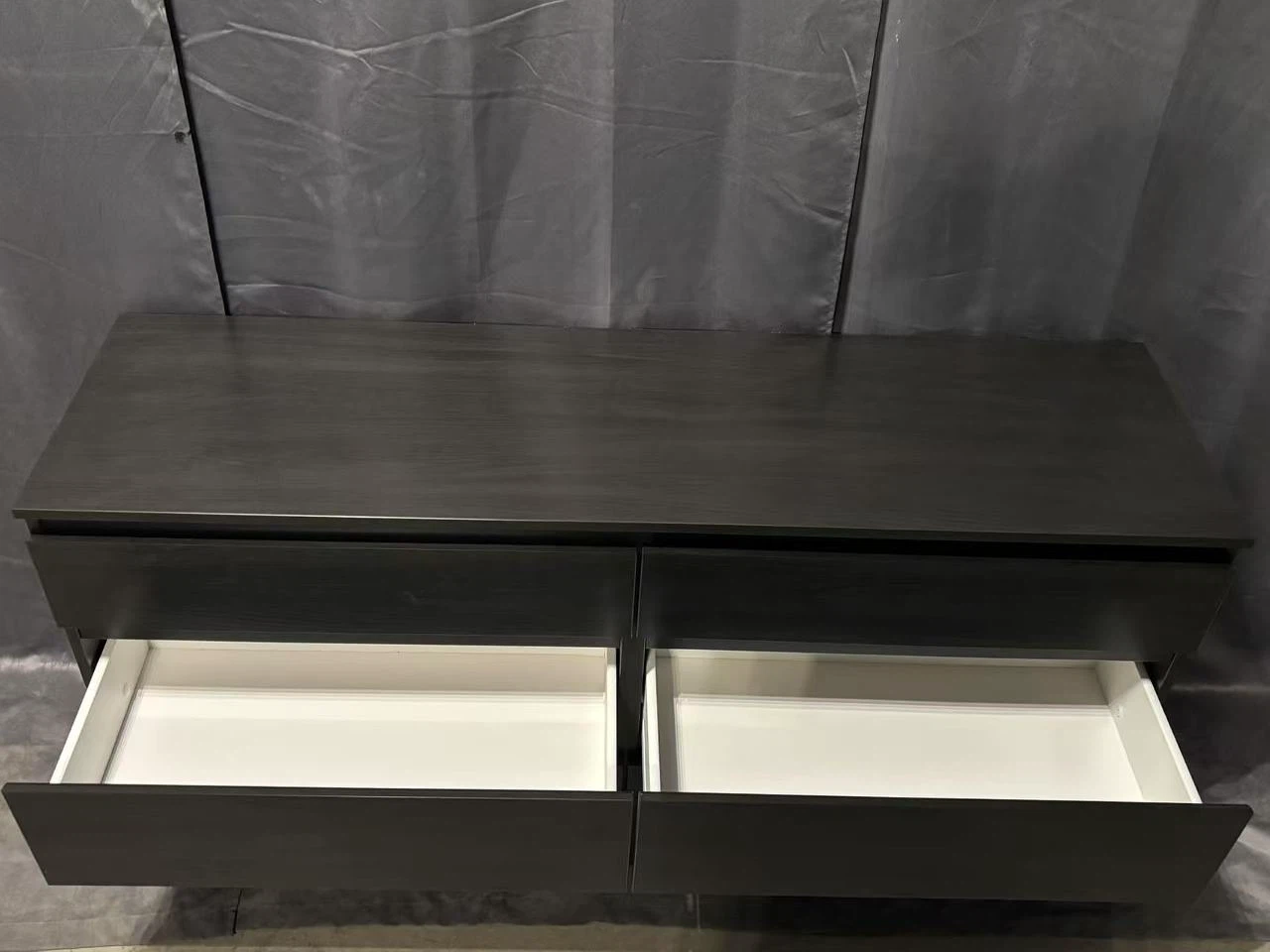 IKEA dresser with 6 drawers in black brown - photo 3