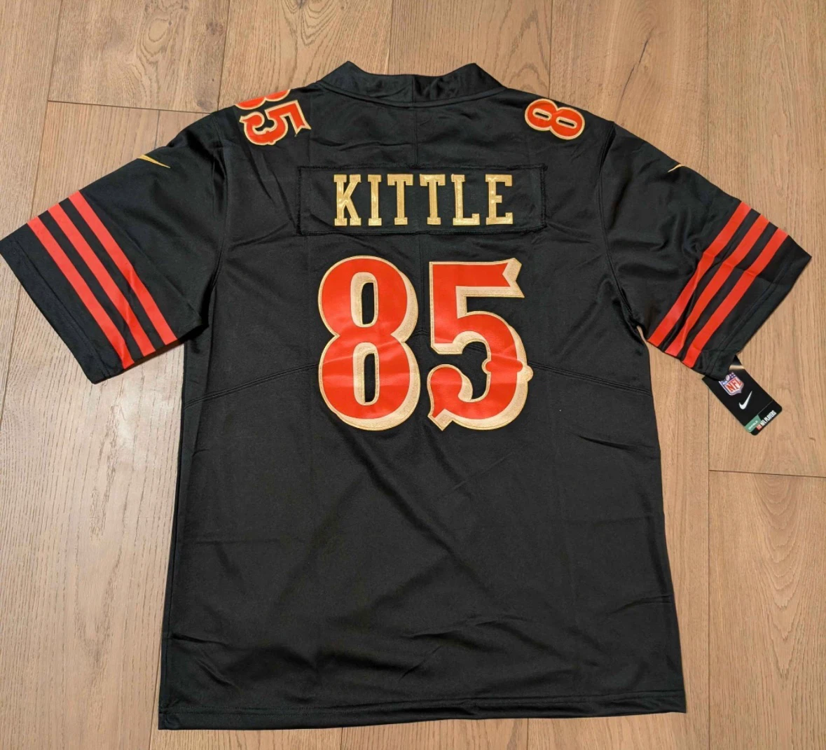 Nike San Francisco 49ers George Kittle Jersey Black Size L - photo 2