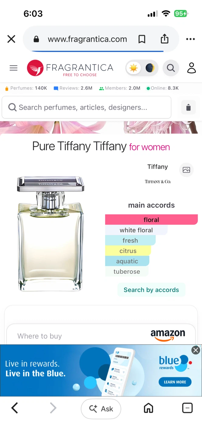 Tiffany & Co. Pure Tiffany Eau de Parfum 50ml - photo 2