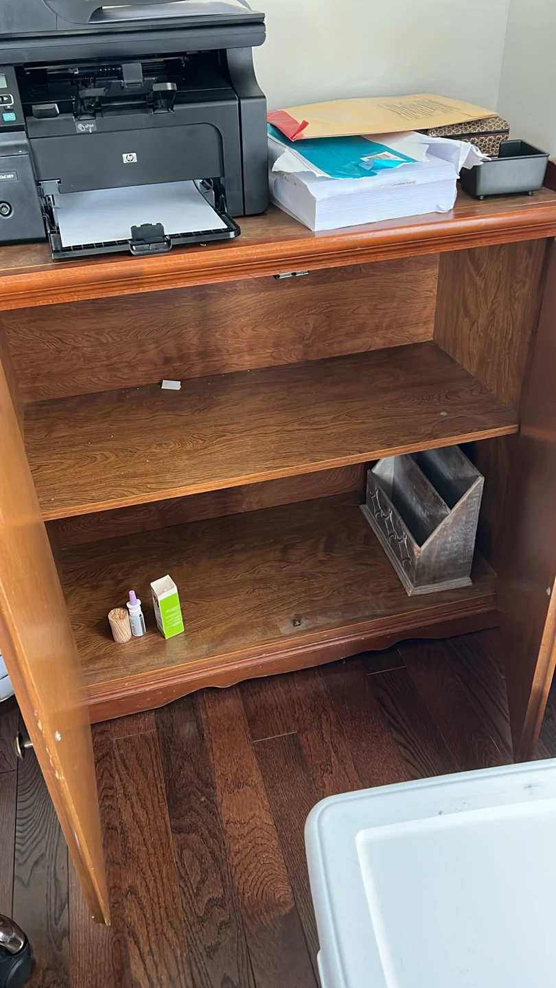 Wooden storage cabinet - photo 2