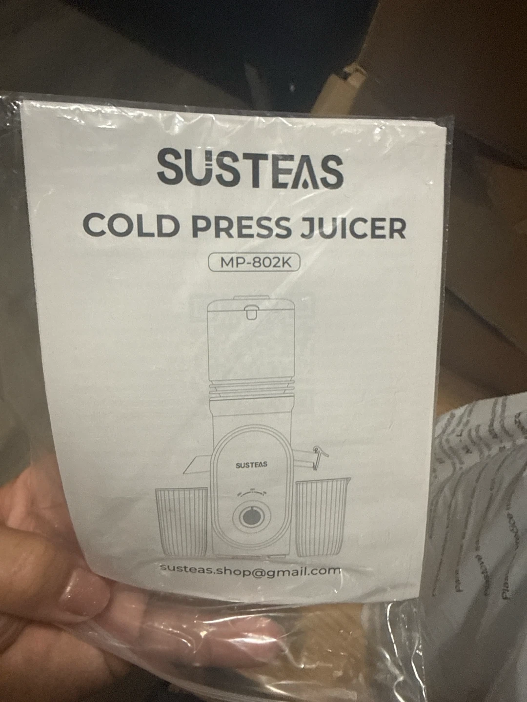Susteas Cold Press Juicer MP-802K - photo 2