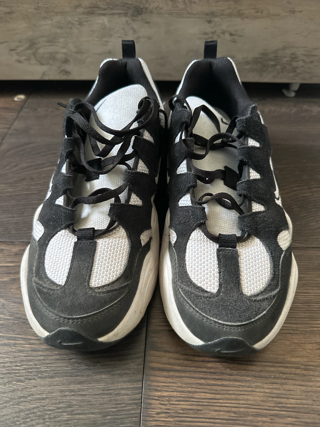 Nike Retro GTS Black and White Sneakers (Nike Tech Hera)