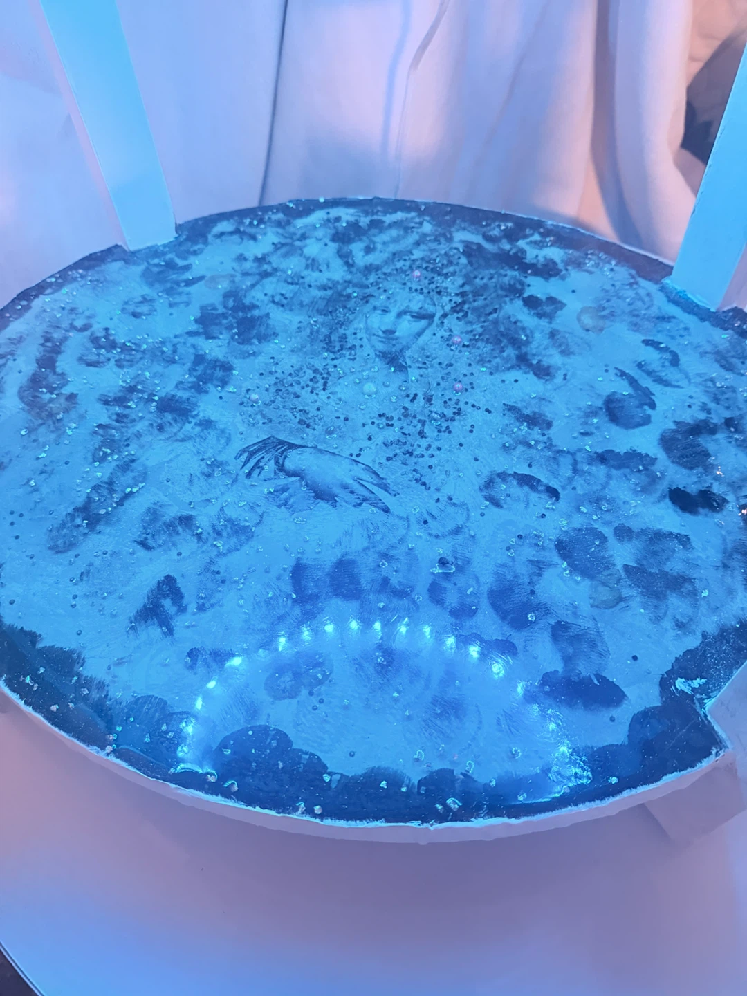 Custom LED End Table with Drawer - photo 5