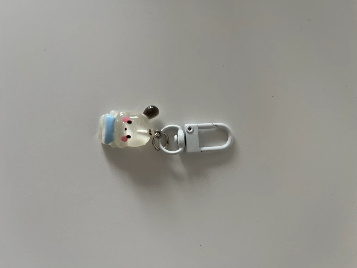 Pochacco Sanrio keychain 🏈