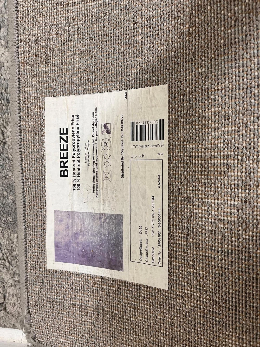 Breeze Area Rug Grey - photo 3
