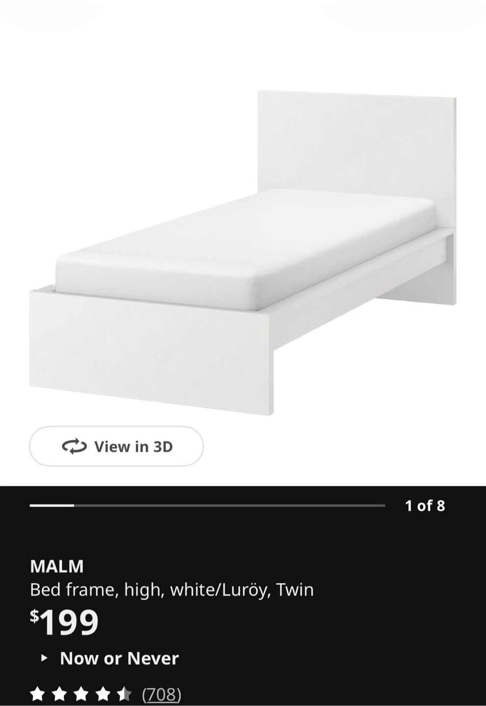 IKEA MALM Bed Frame - pickup only - photo 2