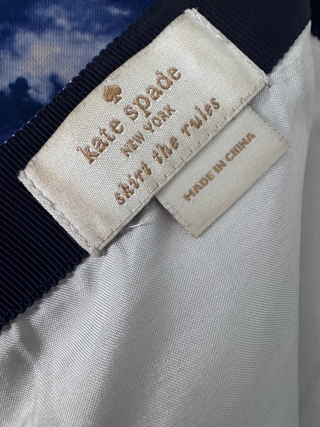 Kate Spade Cloud Print Skirt - photo 4