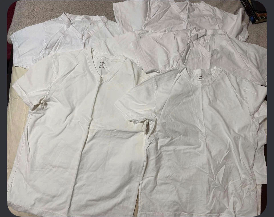 Lot of White T-Shirts, Size M - photo 3