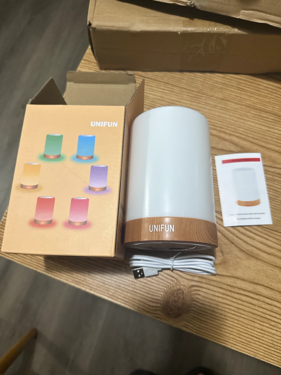 Unifun Color-Changing LED Bedside Lamp
